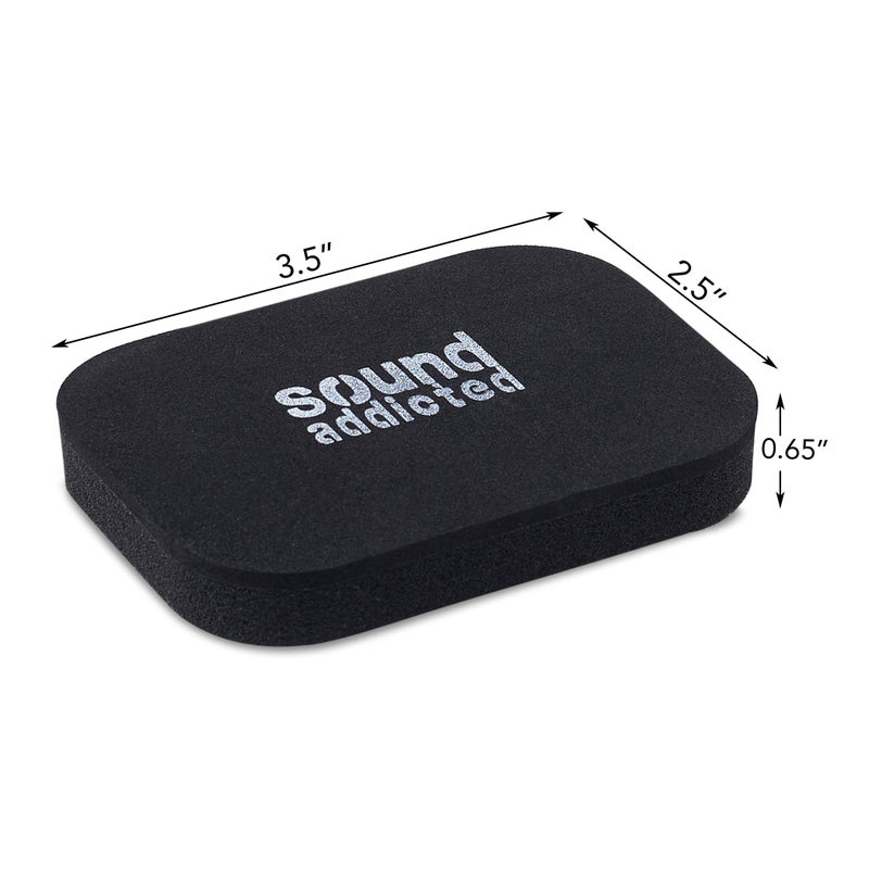 Sound Addicted Isolation Pads for Soundbar - Anti Vibrations Foam Pads Feet (4Pack) 3.5'' x 2.5'' x 0.65'' Suitable for Most Soundbars - BarPads (Rectangle) - Image 3